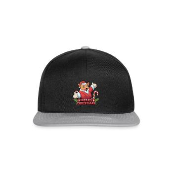 Christmas Santa Claus Gifts - Snapback Cap - black/grey - Front