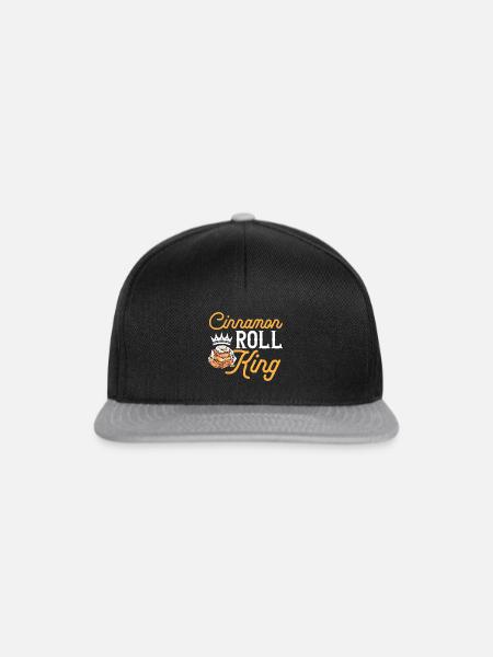 Zimtschnecke - Snapback Cap - Schwarz/Grau
