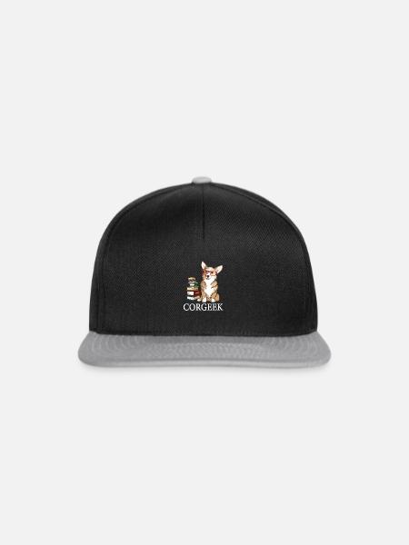 Corgi - Snapback Cap - Schwarz/Grau