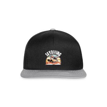 Parachute parachutiste parachutiste - Casquette snapback - noir/gris - Devant