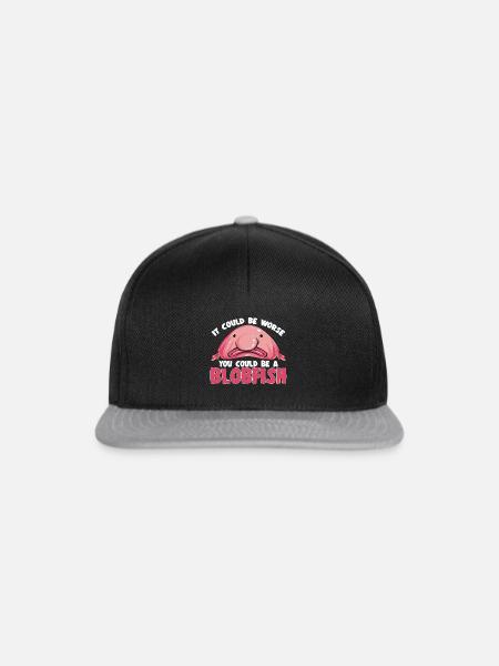 Blobfisch - Snapback Cap - Schwarz/Grau
