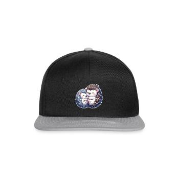 Hérisson - Casquette snapback - noir/gris - Devant