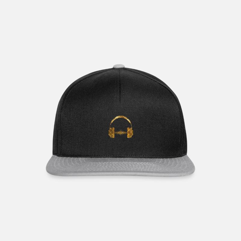 Golden tone - Snapback Cap - black/grey