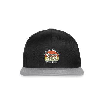 Les légendes sont nées en Novembre 2018 Cadeau. - Casquette snapback - noir/gris - Devant