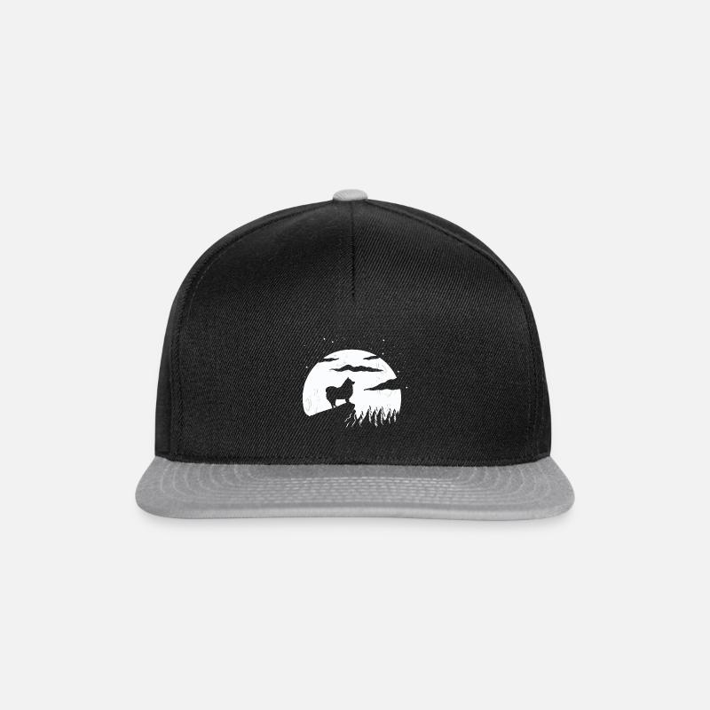 Finnischer Lapphund und Berghund - Snapback Cap - Schwarz/Grau