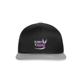 Bunny Mama - Snapback Cap - Schwarz/Grau - Vorne