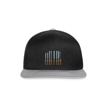 Turning Wood Lathe Lathe - Snapback Cap - black/grey - Front