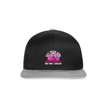 Technicien vétérinaire vétérinaire Vet Tech - Casquette snapback - noir/gris - Devant