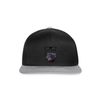 Barbe - barbe avec des lunettes - Casquette snapback - noir/gris - Devant