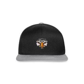 Ich mag Adler wirklich wirklich okay? Lustiges Adlergeschenk - Snapback Cap - Schwarz/Grau - Vorne