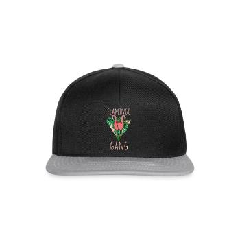 Boisson alcoolisée Flamingo Gang Flamingos Party - Casquette snapback - noir/gris - Devant