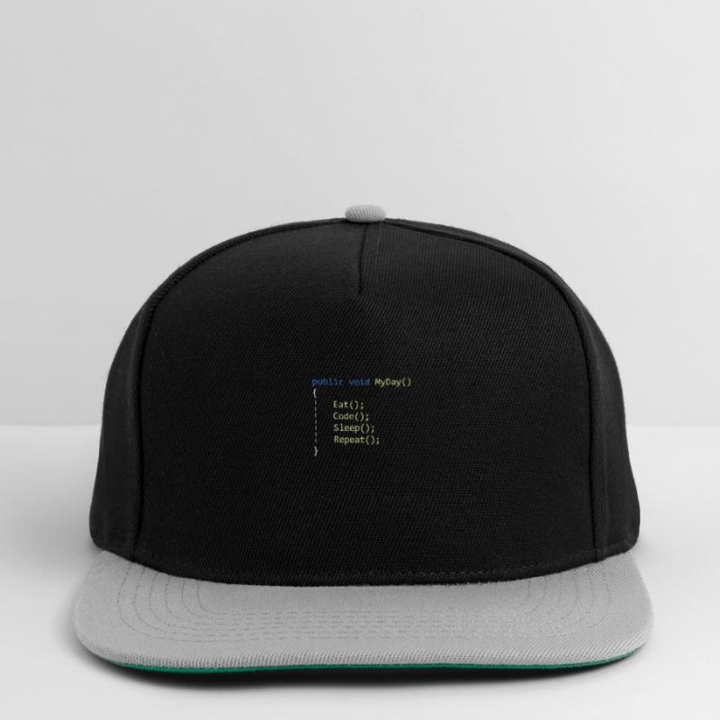 C # Eat Code Sleep Repeat - Programmer Snapback Cap