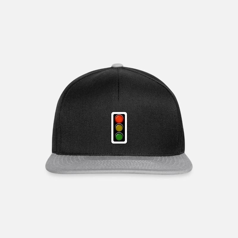 Corona Ampel Rot - Snapback Cap - Schwarz/Grau