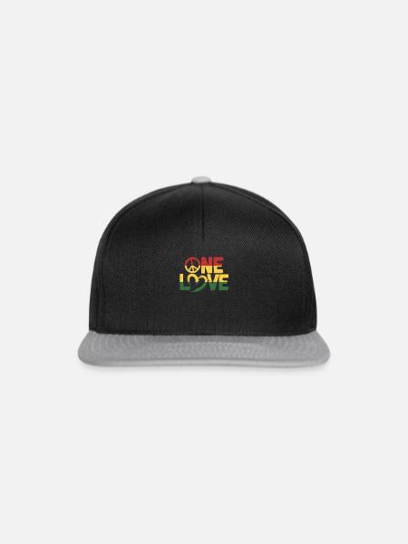 Rasta - Snapback Cap - Schwarz/Grau