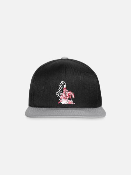 REINING - Snapback Cap - Schwarz/Grau