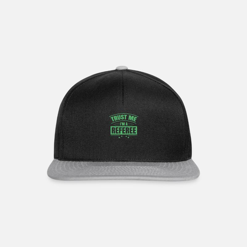 Trust me I am an arbitrator arbitrator - Snapback Cap - black/grey