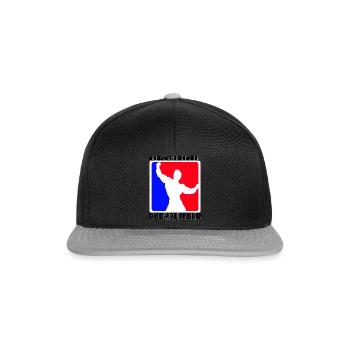 Bodybuilders, Oldschool Bodybuilders, Bodybulding - Snapback Cap - black/grey - Front