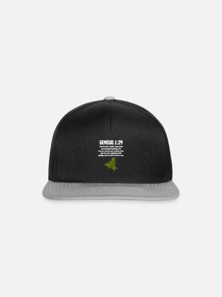 Cannabis Religion - Snapback Cap - Schwarz/Grau