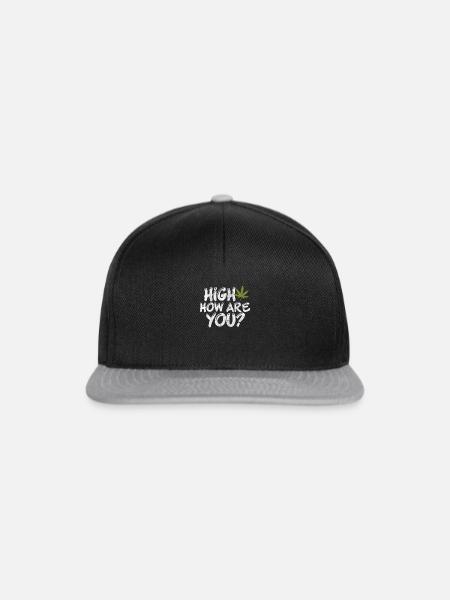 Cannabis - Snapback Cap - Schwarz/Grau