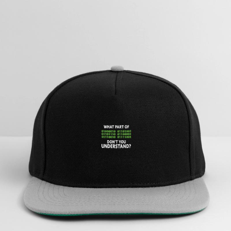 Programmeur Compuer Nerd Coder Software Cadeau Casquette snapback
