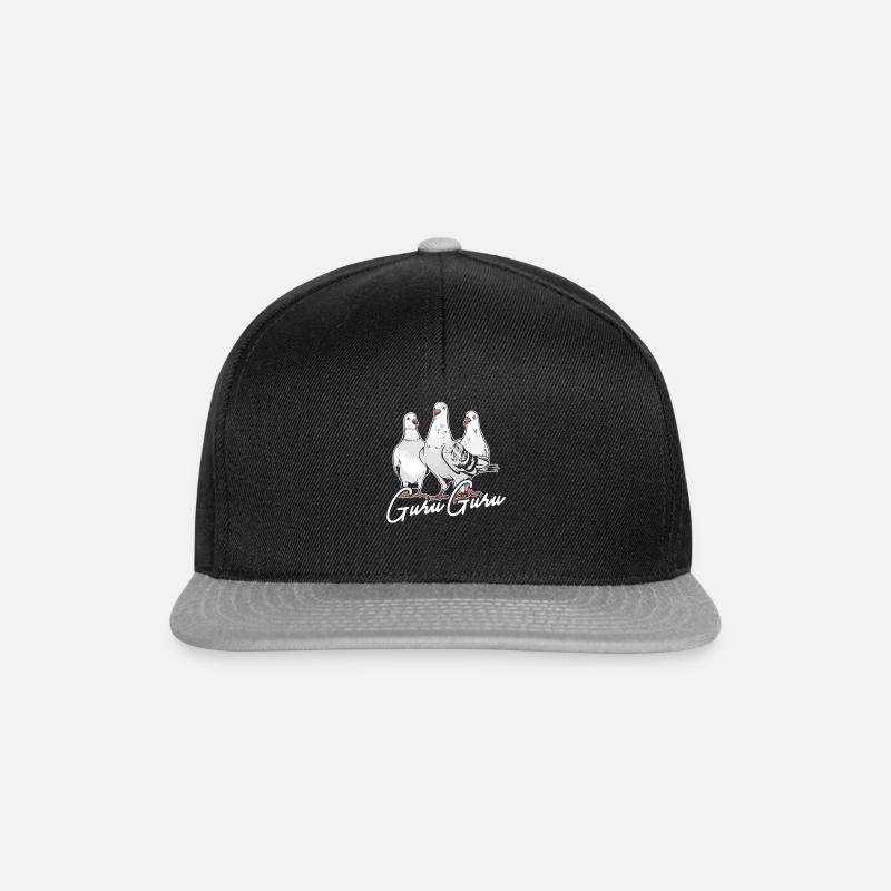 Carrier pigeons Guru Guru pigeons - Snapback Cap - black/grey