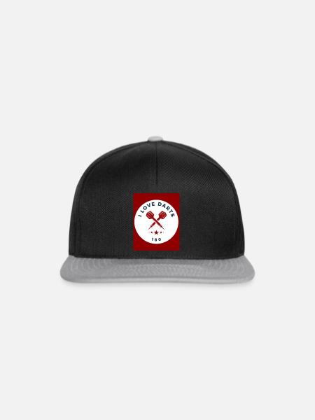 Darts-Fan - Snapback Cap - Schwarz/Grau