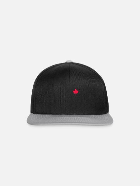 Kanada - Snapback Cap - Schwarz/Grau