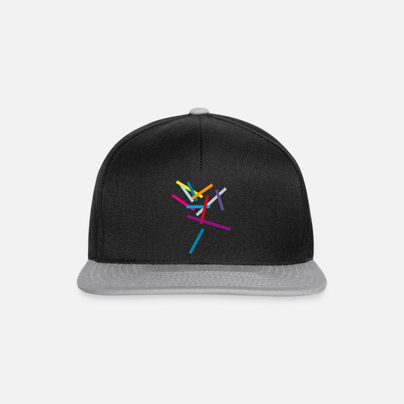 Moderne - Casquette snapback - noir/gris