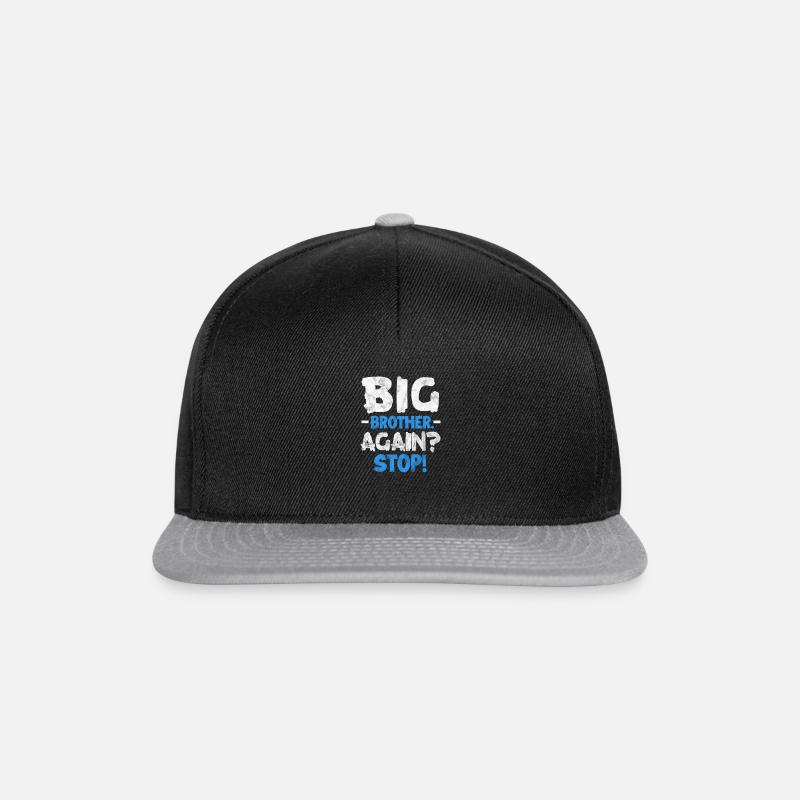 Storebror - Snapback Cap - sort/grå