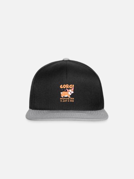 Corgi - Snapback Cap - Schwarz/Grau
