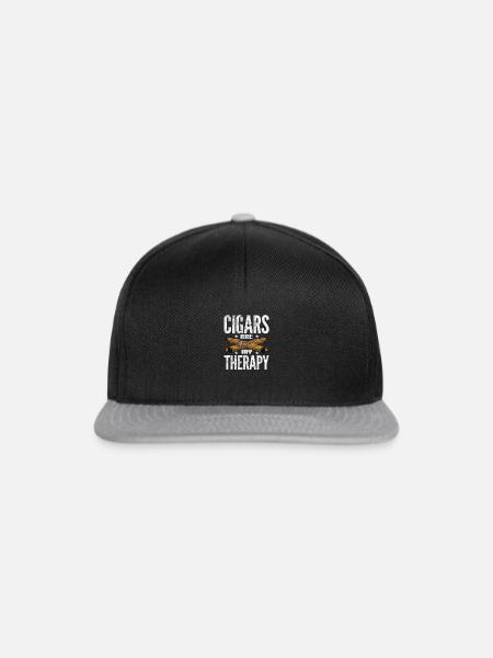 Zigarre - Snapback Cap - Schwarz/Grau