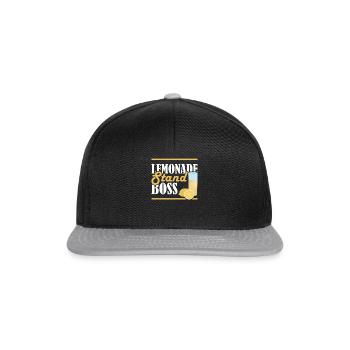 Lemonade Stand Boss Limonadenstand - Snapback Cap - black/grey - Front