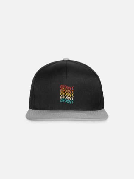 Hippie - Snapback Cap - Schwarz/Grau