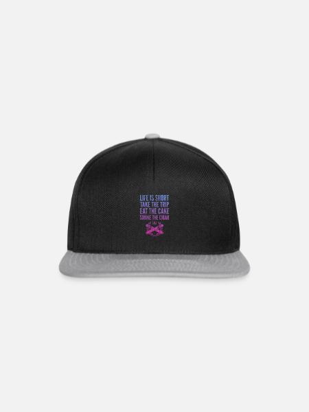 Zigarre - Snapback Cap - Schwarz/Grau