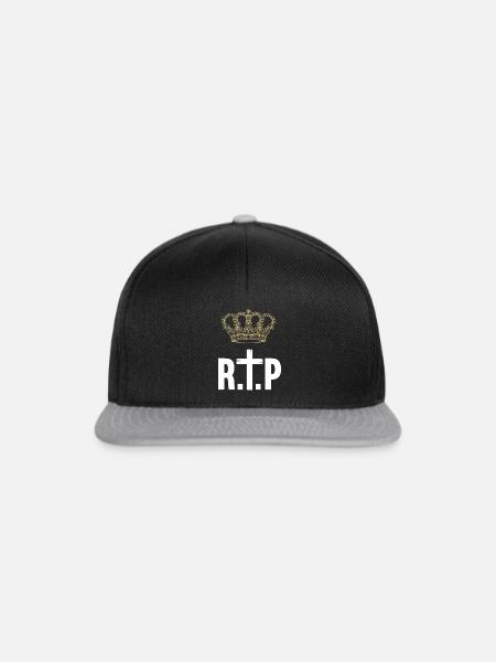 RIP Queen - Snapback Cap - Schwarz/Grau