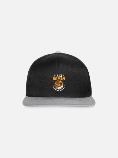 Ramen - Snapback Cap - Schwarz/Grau