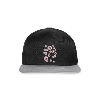 eyes - Snapback Cap - Schwarz/Grau - Vorne