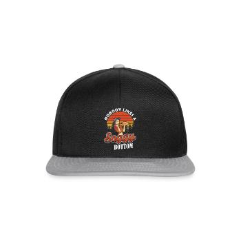 Cake Nobody Likes a Soggy Bottom Baking - Snapback Cap - black/grey - Front