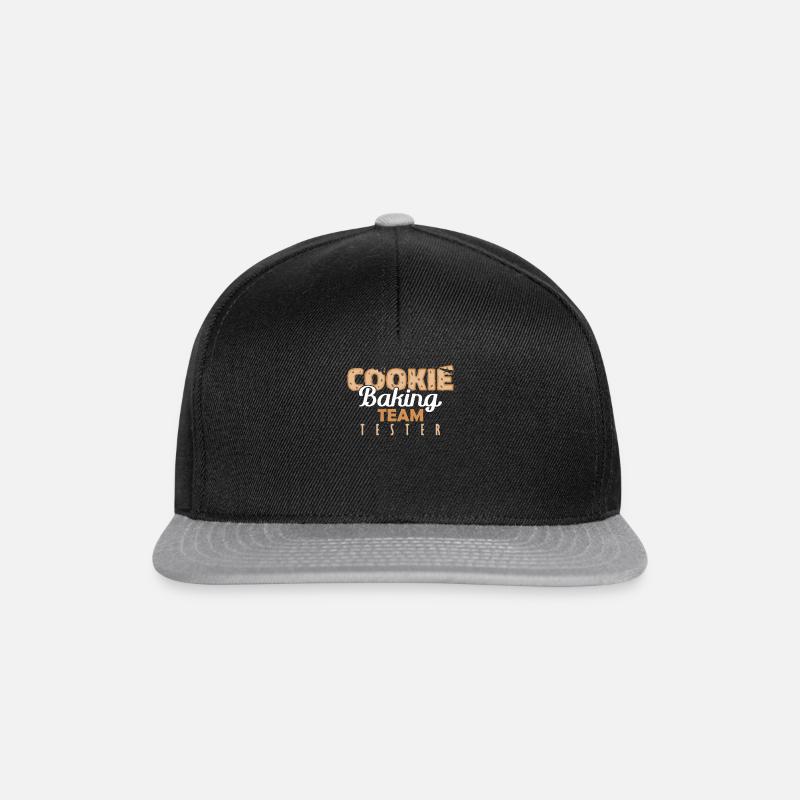 Cake Cookie Baking Team Testeur Baking Baking Baking - Casquette snapback - noir/gris