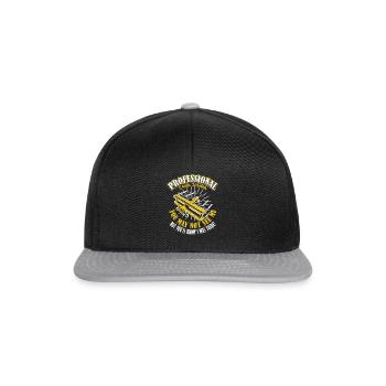 You not see Me You know I was there Sprayer - Snapback Cap - black/grey - Front