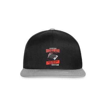 Audio Engineer Solve Problem Tontechniker - Snapback Cap - Schwarz/Grau - Vorne