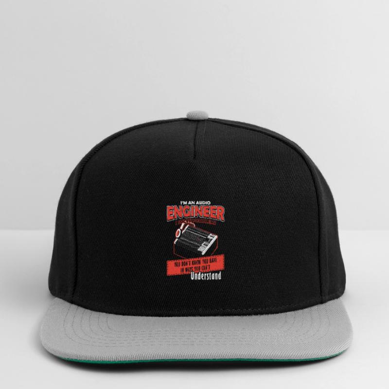 Audio Engineer Solve Problem Tontechniker Snapback Cap