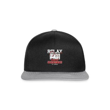 Détendez-vous l’ingénieur du son est ici Tontechniker - Casquette snapback - noir/gris - Devant