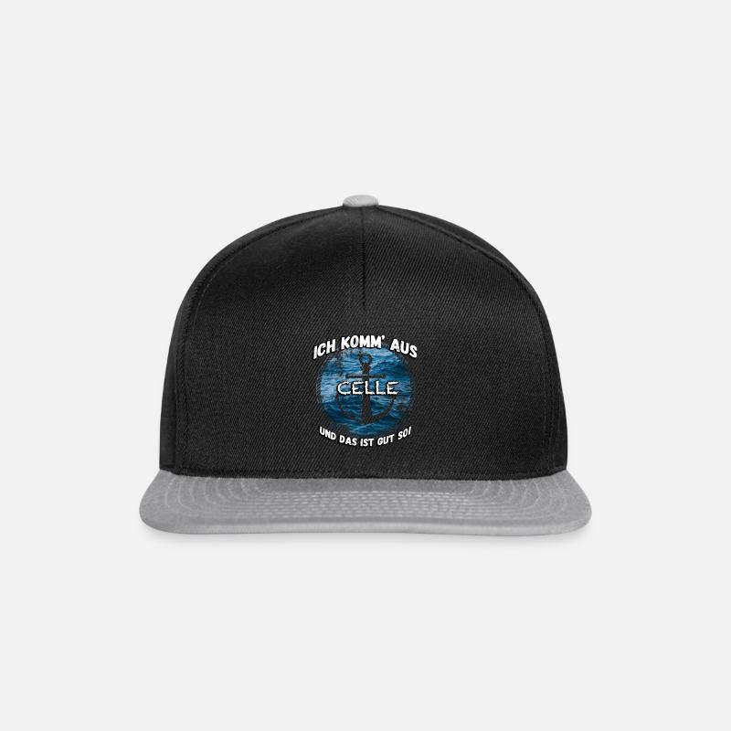Celle - Snapback Cap - Schwarz/Grau