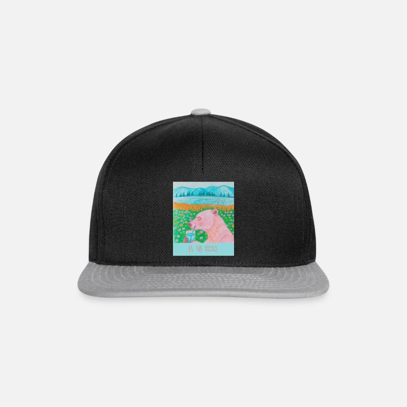 in meiner Zone - Snapback Cap - Schwarz/Grau