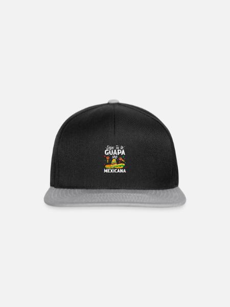 Mexiko - Snapback Cap - Schwarz/Grau