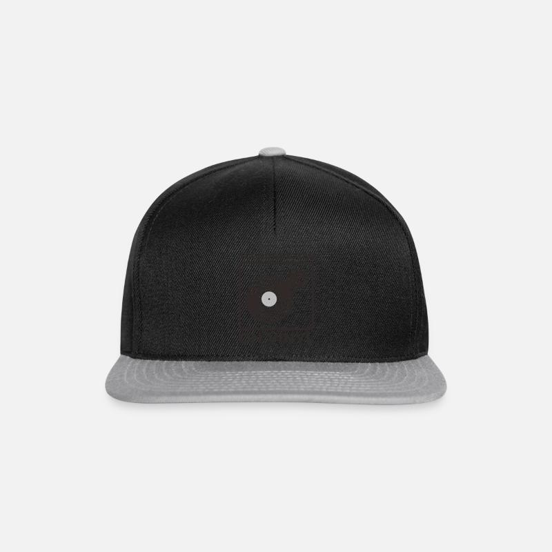 Sounds better on Vinyl - Snapback Cap - Schwarz/Grau