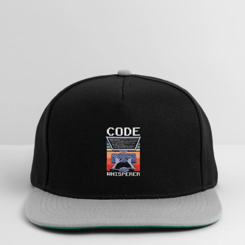 Code Whisperer Programmer Coding Coder Snapback Cap