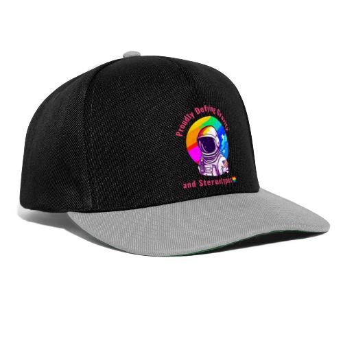 Gay Pride - Proudly Defying Gravity and Stereotype - Snapback-caps