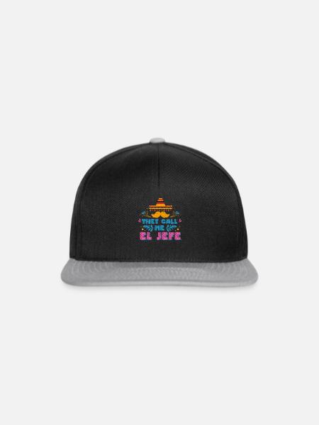Mexiko - Snapback Cap - Schwarz/Grau